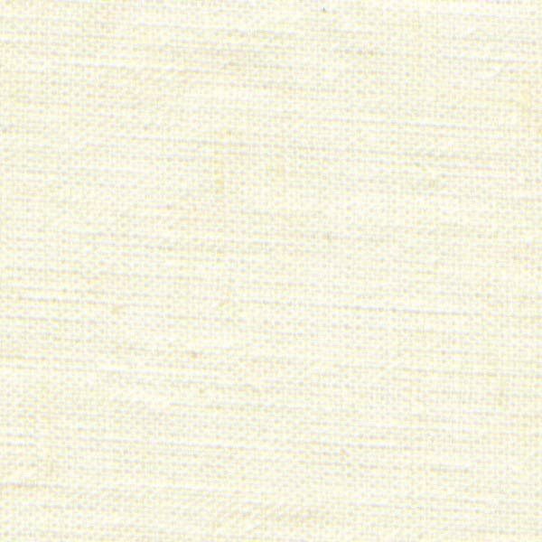 Primer plano de una tela crema de trama tupida hecha con mezcla de algodón orgánico y cáñamo